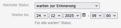 Figure 10: UI excerpt related to setting a reminder time